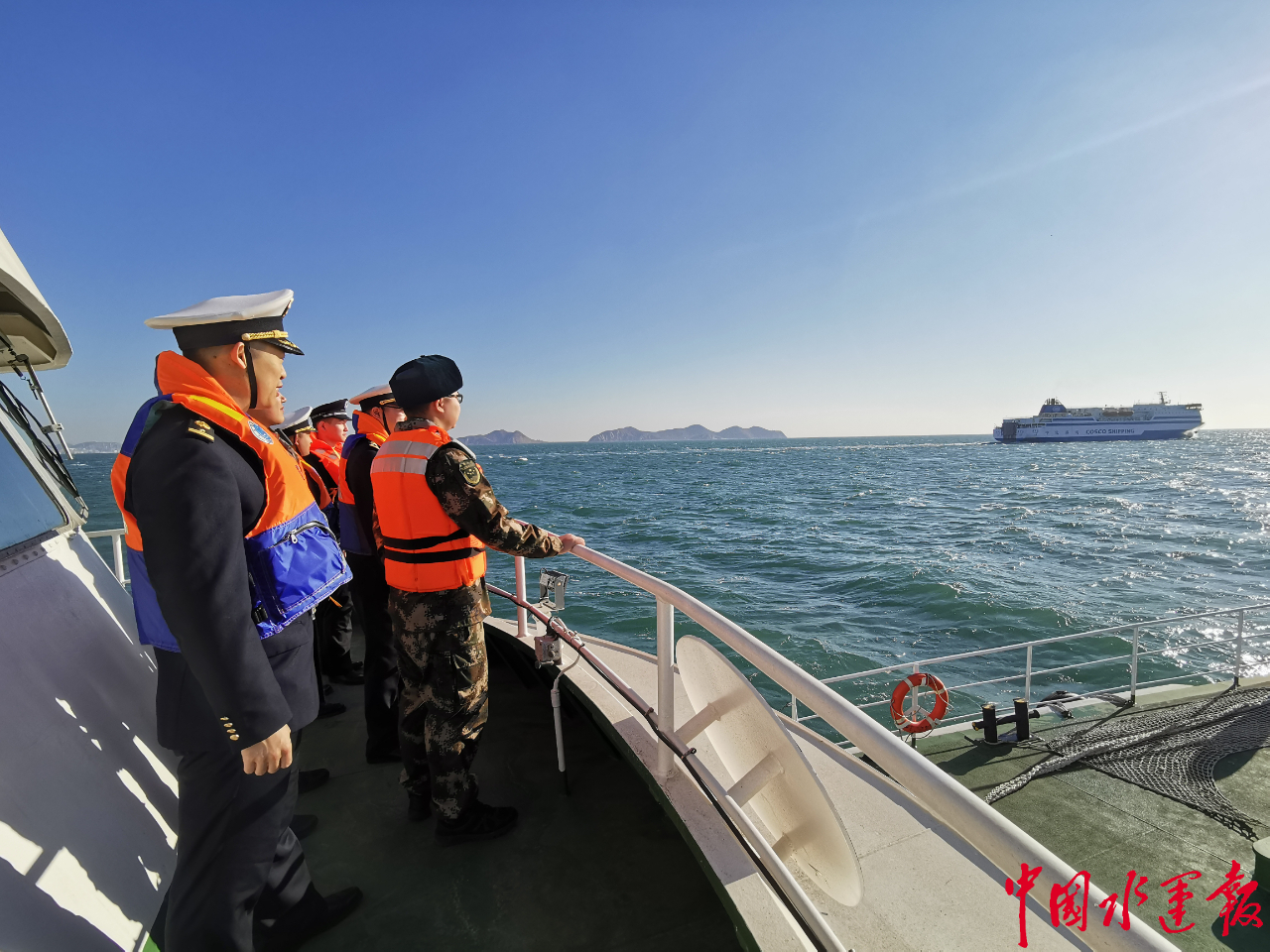 海警在马祖附近海域开展执法巡查行动